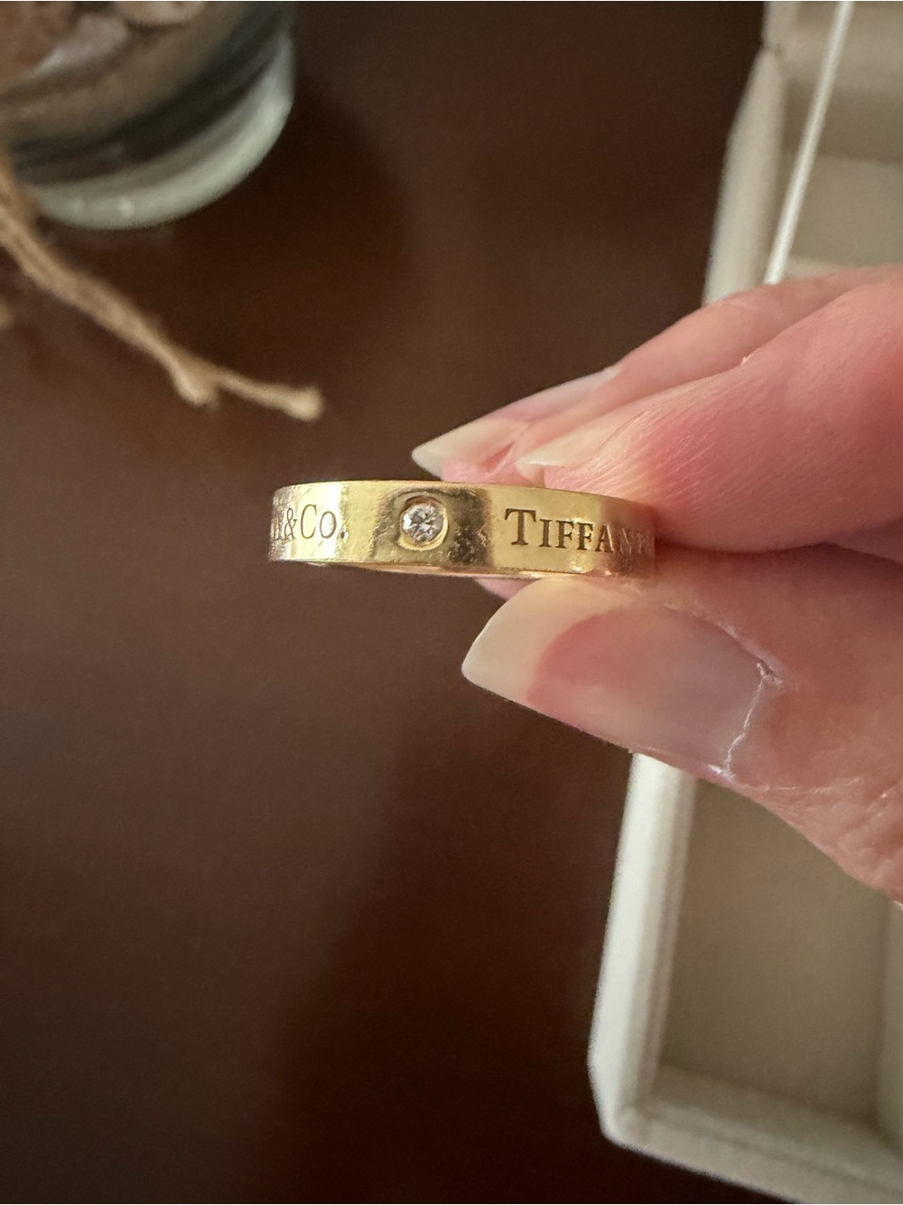 Tiffany & Co. 18k Yellow Gold Diamond Ring
